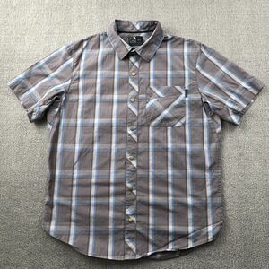 Magpul Shirt Adult Medium Check Button Up Short Sleeve Snap Button Men's